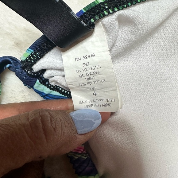 La Blanca Multicolor Striped Bikini Top - Picture 5 of 5